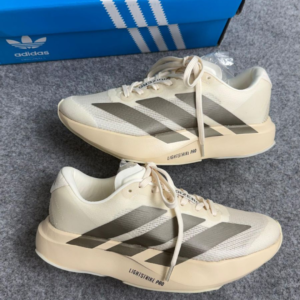 Tênis Adidas Adizero Evo SL Off White e Cinza