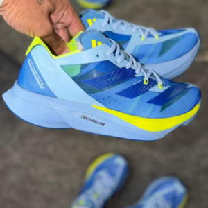 Tênis Adidas Adizero Adios Pro 5 Azul e Verde Neon