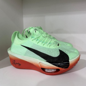 Tênis Nike Alphafly 3 Verde Menta, Preto e Laranja
