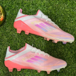 Chuteira Adidas F50 Rosa e Branco