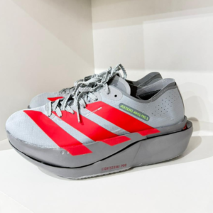 Tênis Adidas Adizero Adios Pro 5 Cinza e Vermelho